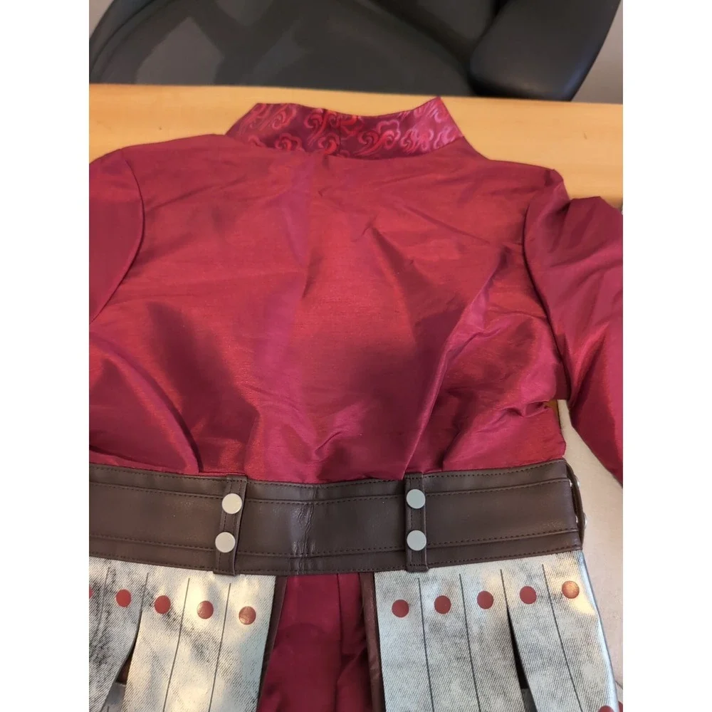 NWT Disney Store Deluxe Mulan Costume Outfit Live Action Film 7/8 Halloween